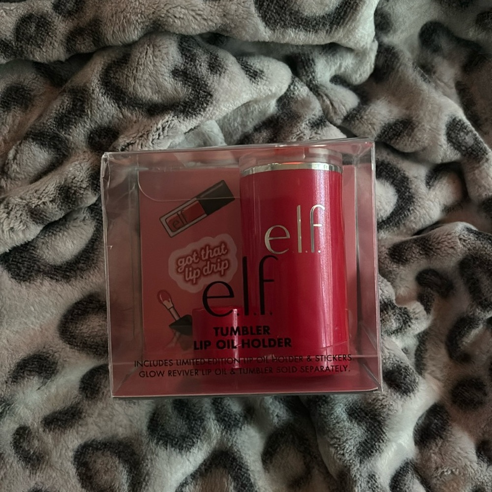 elf x stanley tumbler lip oil holder